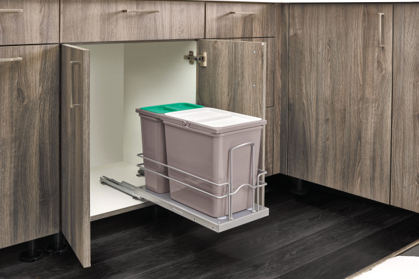 Sink Base Waste Containers Pullout